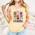 Happy 100 Days Of School Baseball Girls Coquette Bow Teacher Comfort Colors Tank Top Grey Happy 100 Days Of School Baseball Girls Coquette Bow Teacher Comfort Colors Tank Top Grey