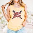 Hits 'n Giggles Baseball Player Women Baseball Mom Mother Comfort Colors Tank Top Grey Hits 'n Giggles Baseball Player Women Baseball Mom Mother Comfort Colors Tank Top Grey