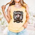 Home Run Baseball Mom Comfort Colors Tank Top Grey