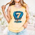 Ice Cream Baseball Glove 7th Birthday Edition Comfort Colors Tank Top Grey Ice Cream Baseball Glove 7th Birthday Edition Comfort Colors Tank Top Grey