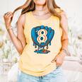 Ice Cream Baseball Glove 8th Birthday Edition Comfort Colors Tank Top Grey