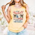 I’m A Baseball Mom Of Course I Know More Than The Coach Comfort Colors Tank Top Grey