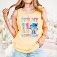 It's My 11th Birthday Baseball Ice Cream Drip Theme Comfort Colors Tank Top Grey It's My 11th Birthday Baseball Ice Cream Drip Theme Comfort Colors Tank Top Grey