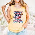 Just A Boy Who Loves Baseball Patriotic Drip For Youth Boys Comfort Colors Tank Top Grey
