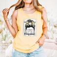 Leopard Messy Bun Mom Mother's Day Baseball Mommy Comfort Colors Tank Top Grey Leopard Messy Bun Mom Mother's Day Baseball Mommy Comfort Colors Tank Top Grey