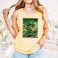 Leprechaun Playing Baseball Japanese Art St Patricks Day Comfort Colors Tank Top Grey