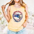 Lynyrd Skynyrd Skeleton Baseball Gun US Flag Cowboy Rock Fan Comfort Colors Tank Top Grey