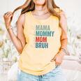 Mama Mommy Mom Bruh Baseball Mom Lover Mother's Day Comfort Colors Tank Top Grey