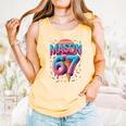 Mason 67 Meme Ice Cream Baseball Drip Comfort Colors Tank Top Grey Mason 67 Meme Ice Cream Baseball Drip Comfort Colors Tank Top Grey