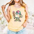 Melted Ice-Cream Baseball Mascot Pastel Pop Comfort Colors Tank Top Grey Melted Ice-Cream Baseball Mascot Pastel Pop Comfort Colors Tank Top Grey