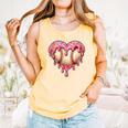 Melting Baseball Drip Heart Softball Player Lover Ice Cream Comfort Colors Tank Top Grey Melting Baseball Drip Heart Softball Player Lover Ice Cream Comfort Colors Tank Top Grey
