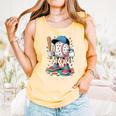 Melting Slime Sprinkle Baseball Mascot With Bat Comfort Colors Tank Top Grey
