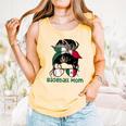 Mexico Baseball Mom Messy Bun Comfort Colors Tank Top Grey