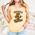 Missoula Mudweasels Retro Minor League Baseball Comfort Colors Tank Top Grey