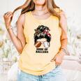 Mom Of Ballers Messy Bun Football Mom Baseball Mom Of Both Comfort Colors Tank Top Grey