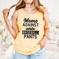 Moms Against White Baseball Pants Quote For a Baseball Mom Comfort Colors Tank Top Grey Moms Against White Baseball Pants Quote For a Baseball Mom Comfort Colors Tank Top Grey