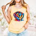Number 67 Baseball Glove Ice Cream Drip Six Seven Meme Comfort Colors Tank Top Grey
