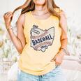 Ohio Baseball Mom Comfort Colors Tank Top Grey