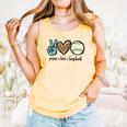 Peace Love Baseball Lover Motif For Women Pink Baseball Mom Comfort Colors Tank Top Grey Peace Love Baseball Lover Motif For Women Pink Baseball Mom Comfort Colors Tank Top Grey