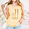 Pirates Baseball Fan Apparel For Sports Enthusiasts Comfort Colors Tank Top Grey Pirates Baseball Fan Apparel For Sports Enthusiasts Comfort Colors Tank Top Grey