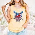 Respect The Drip Baseball American Flag Ice Cream Drip Youth Comfort Colors Tank Top Grey Respect The Drip Baseball American Flag Ice Cream Drip Youth Comfort Colors Tank Top Grey
