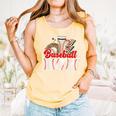 Retro Coffee Baseball Mama Mother's Day Baseball Mom Comfort Colors Tank Top Grey