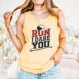 Run I Dare You Baseball Catcher Player Fan Comfort Colors Tank Top Grey Run I Dare You Baseball Catcher Player Fan Comfort Colors Tank Top Grey