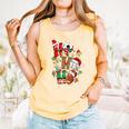 Santa Baseball Football Soccer Pajamas Ho Ho Christmas Xmas Comfort Colors Tank Top Grey Santa Baseball Football Soccer Pajamas Ho Ho Christmas Xmas Comfort Colors Tank Top Grey