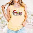 Santa Bruh Baseball Christmas Xmas Meme Pajamas Family Comfort Colors Tank Top Grey
