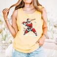 Santa Playing Baseball Christmas Candy Cane Fun Xmas Holiday Comfort Colors Tank Top Grey Santa Playing Baseball Christmas Candy Cane Fun Xmas Holiday Comfort Colors Tank Top Grey