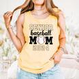 Senior Baseball Mom Class Of 2024 Senior Mom Game Day Raglan Baseball Tee Comfort Colors Tank Top Grey