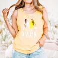 Senior Papa Class Of 2026 Baseball Softball Graduation Heart Comfort Colors Tank Top Grey