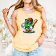 Shamrock Baseball St Patrick's Day Kids Boys Toddlers Premium Tri-Blend Comfort Colors Tank Top Grey