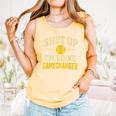 Shut Up I'm Doing Gamechanger Baseball Softball Cheer Comfort Colors Tank Top Grey Shut Up I'm Doing Gamechanger Baseball Softball Cheer Comfort Colors Tank Top Grey