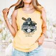 Sioux City Silverbacks Retro Minor League Baseball Comfort Colors Tank Top Grey