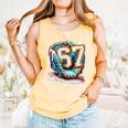 Six Seven Baseball Lifestyle 67 Meme Gen Alpha Slang Premium Tri-Blend Comfort Colors Tank Top Grey