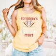 Somebody’s Loud Mouth Baseball Mom Comfort Colors Tank Top Grey