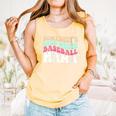 Somebody's Loudmouth Baseball Mama Baseball Mom Comfort Colors Tank Top Grey