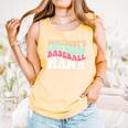 Somebody's Loudmouth Baseball Mama Baseball Mom Premium Comfort Colors Tank Top Grey