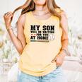 My Son Will Be Waiting For You At Home Baseball Mom Comfort Colors Tank Top Grey My Son Will Be Waiting For You At Home Baseball Mom Comfort Colors Tank Top Grey