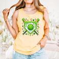 St Patrick Day Baseball Drip Ice Cream Boys Men Comfort Colors Tank Top Grey St Patrick Day Baseball Drip Ice Cream Boys Men Comfort Colors Tank Top Grey