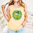 St Patrick Day Baseball Drip Ice Cream Baseball Home Plate Comfort Colors Tank Top Grey