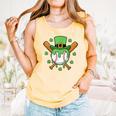 St Patricks Day Baseball Drip Ice Cream Baseball Home Plate Comfort Colors Tank Top Grey