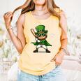 St Patrick’s Day Leprechaun Baseball Irish Graphic Comfort Colors Tank Top Grey