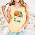 St Patricks Day Shamrock Basketball Baseball Football Soccer Comfort Colors Tank Top Grey