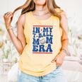 In My T-Ball Mom Era Baseball Mom Groovy Mother's Day Comfort Colors Tank Top Grey