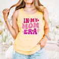 In My T-Ball Mom Era Leopard Baseball Mom Groovy Comfort Colors Tank Top Grey
