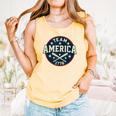 Team America 1776 4th Of July Patriotic Baseball Comfort Colors Tank Top Grey Team America 1776 4th Of July Patriotic Baseball Comfort Colors Tank Top Grey