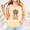 That's My Granddaughter Out There Baseball Mom Mother's Day Comfort Colors Tank Top Grey