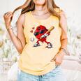 Valentine Baseball Heart Sports Love Valentines Day Boys Comfort Colors Tank Top Grey